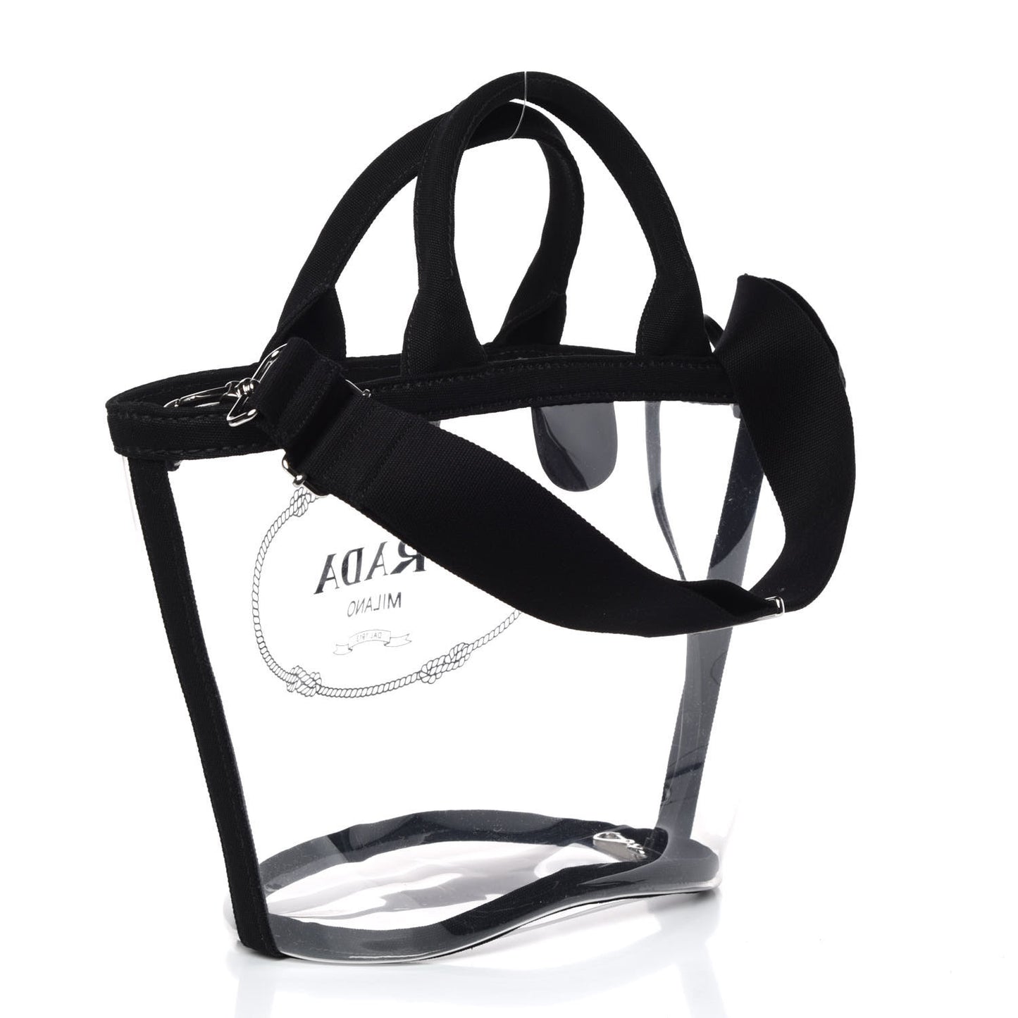 Plexiglass Canapa Small Shopper Tote Black