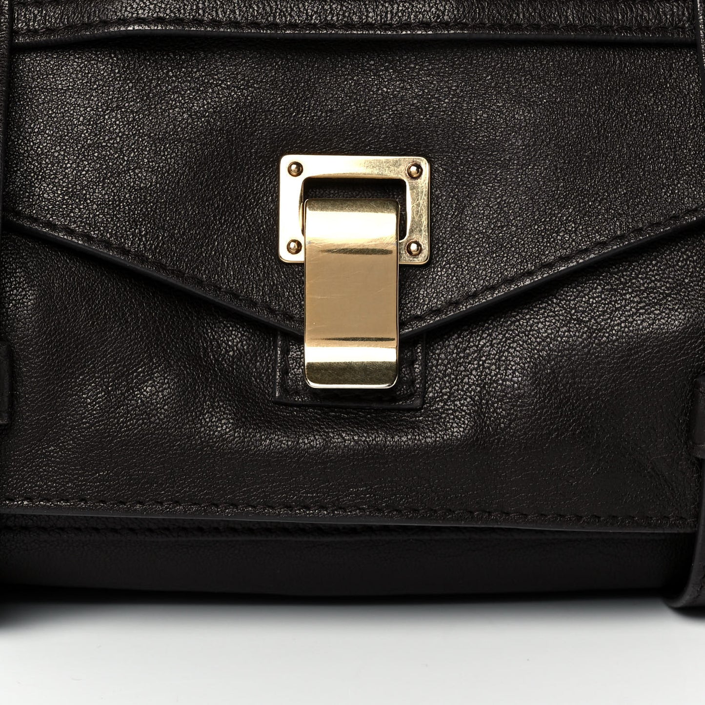 Lambskin Large PS1 Satchel Chocolate