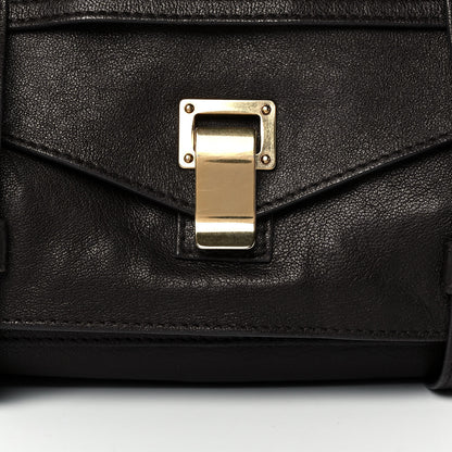 Proenza Schouler Lambskin Large PS1 Satchel Chocolate 9 of 11