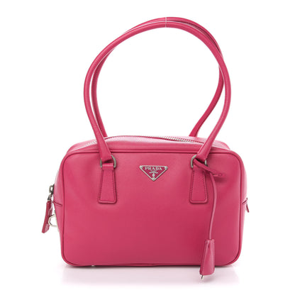 Prada Saffiano Bauletto Peonia 1 of 8