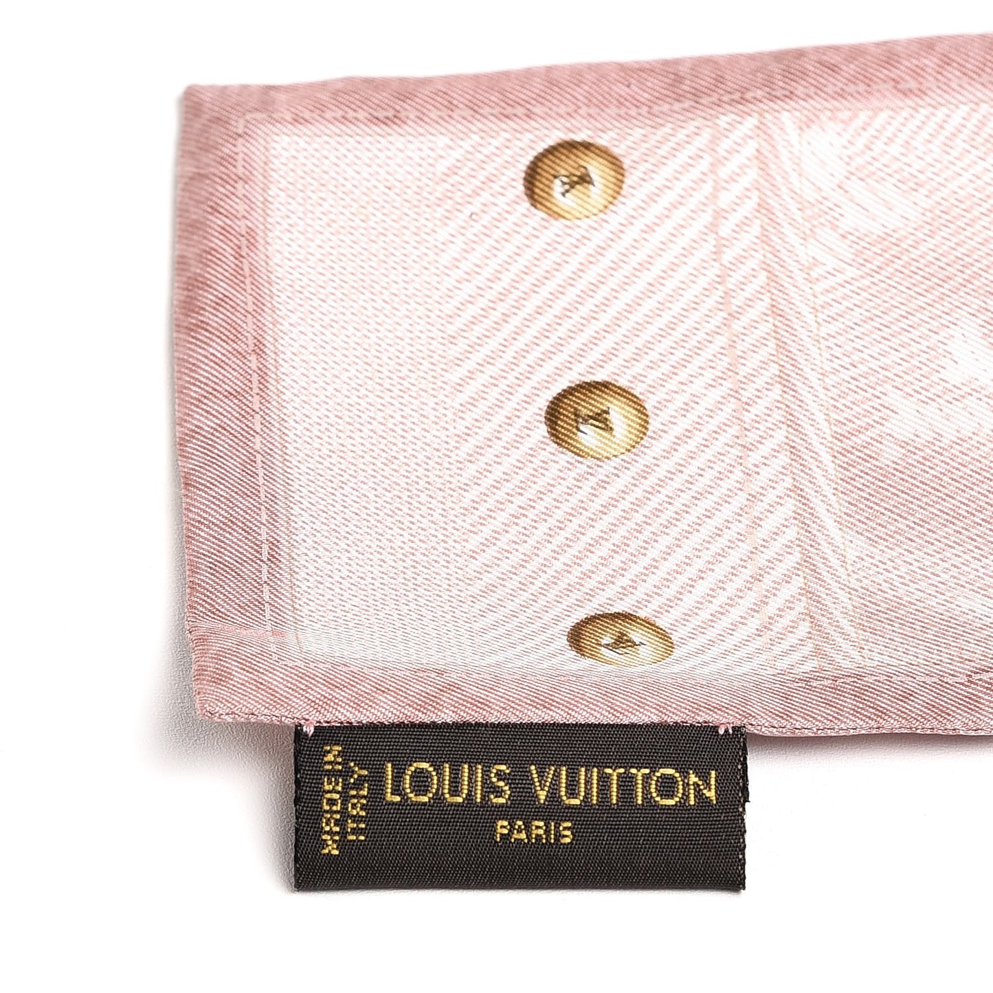 Silk Monogram New Denim Bandeau Rose Clair