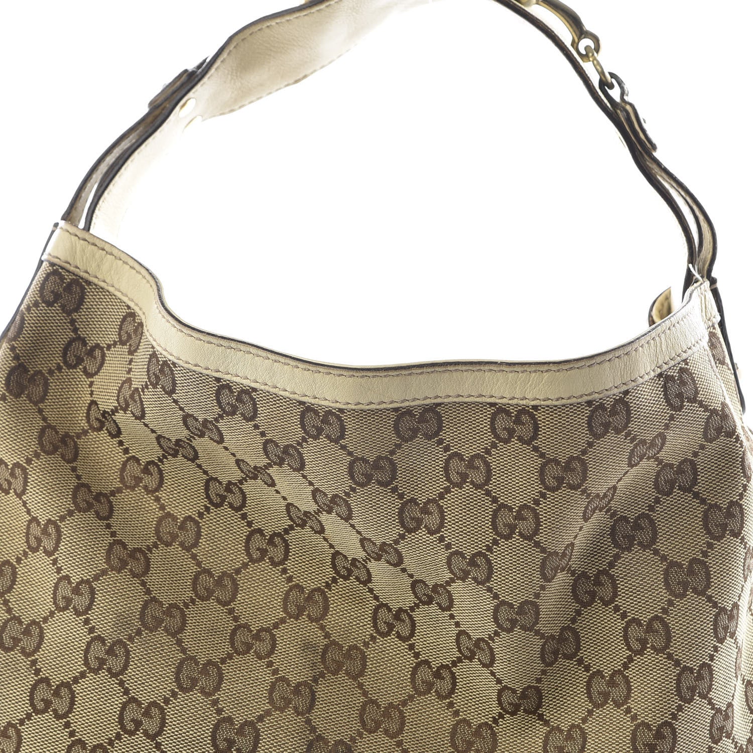Gucci Monogram Medium Wave Hobo Dark Brown 10 of 10