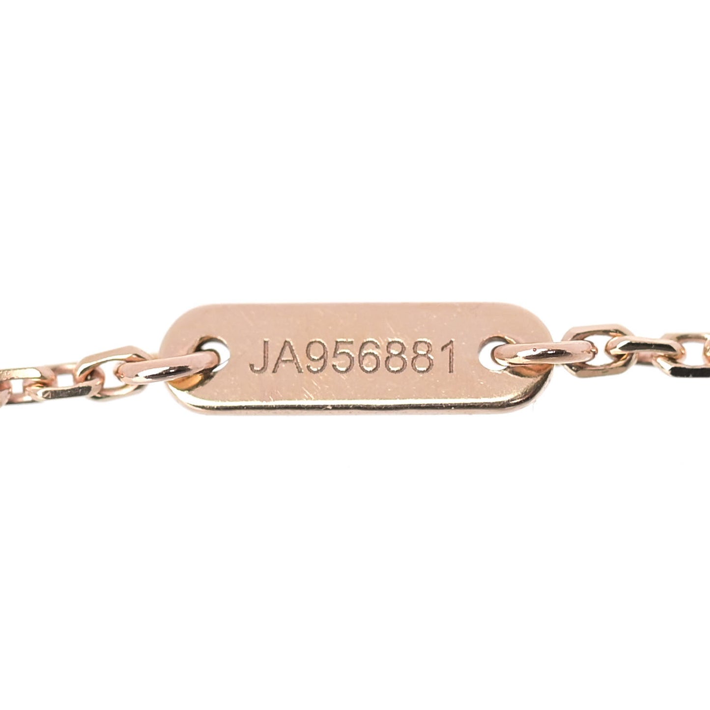 18K Rose Gold Carnelian Sweet Alhambra Bracelet