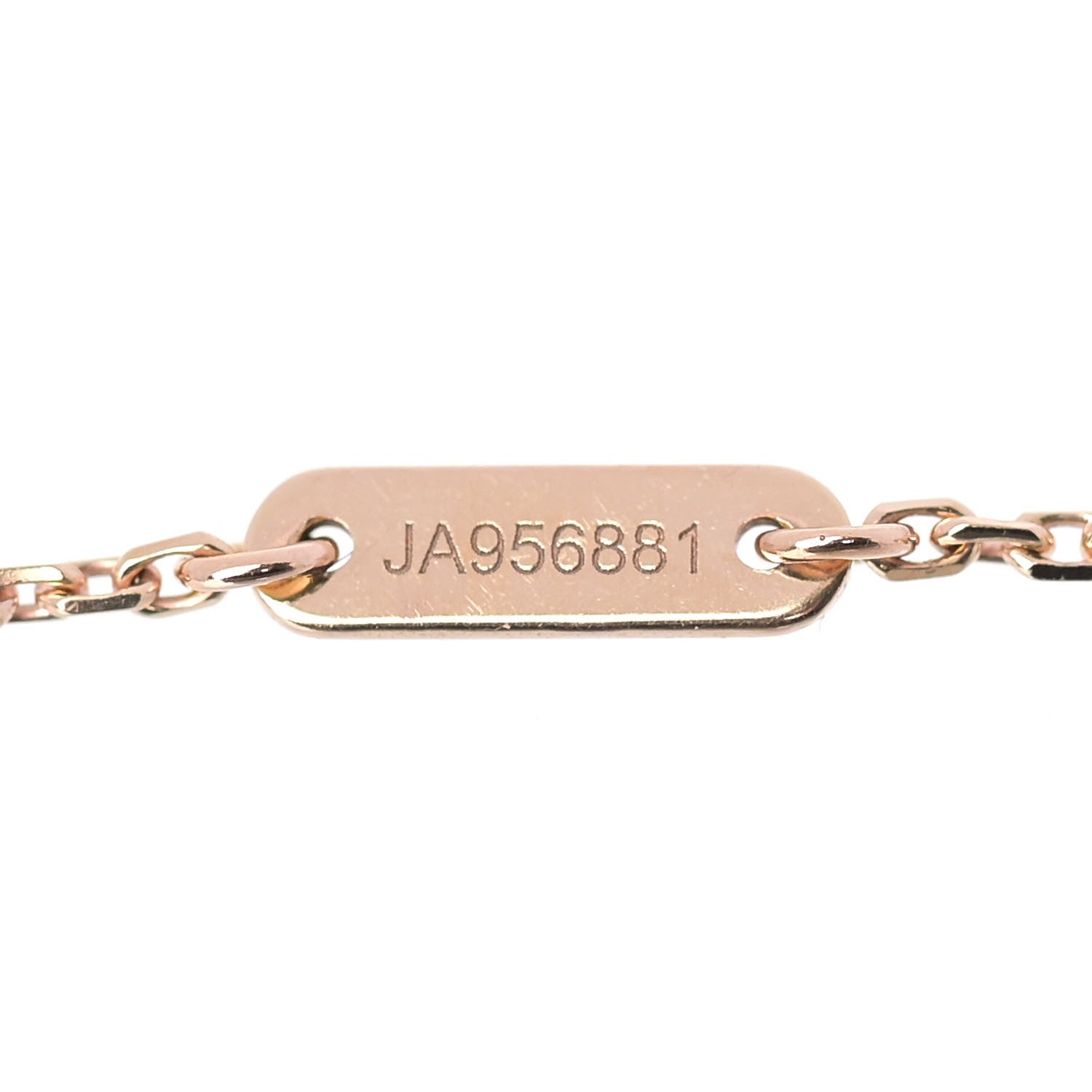 Van Cleef & Arpels 18K Rose Gold Carnelian Sweet Alhambra Bracelet 5 of 7