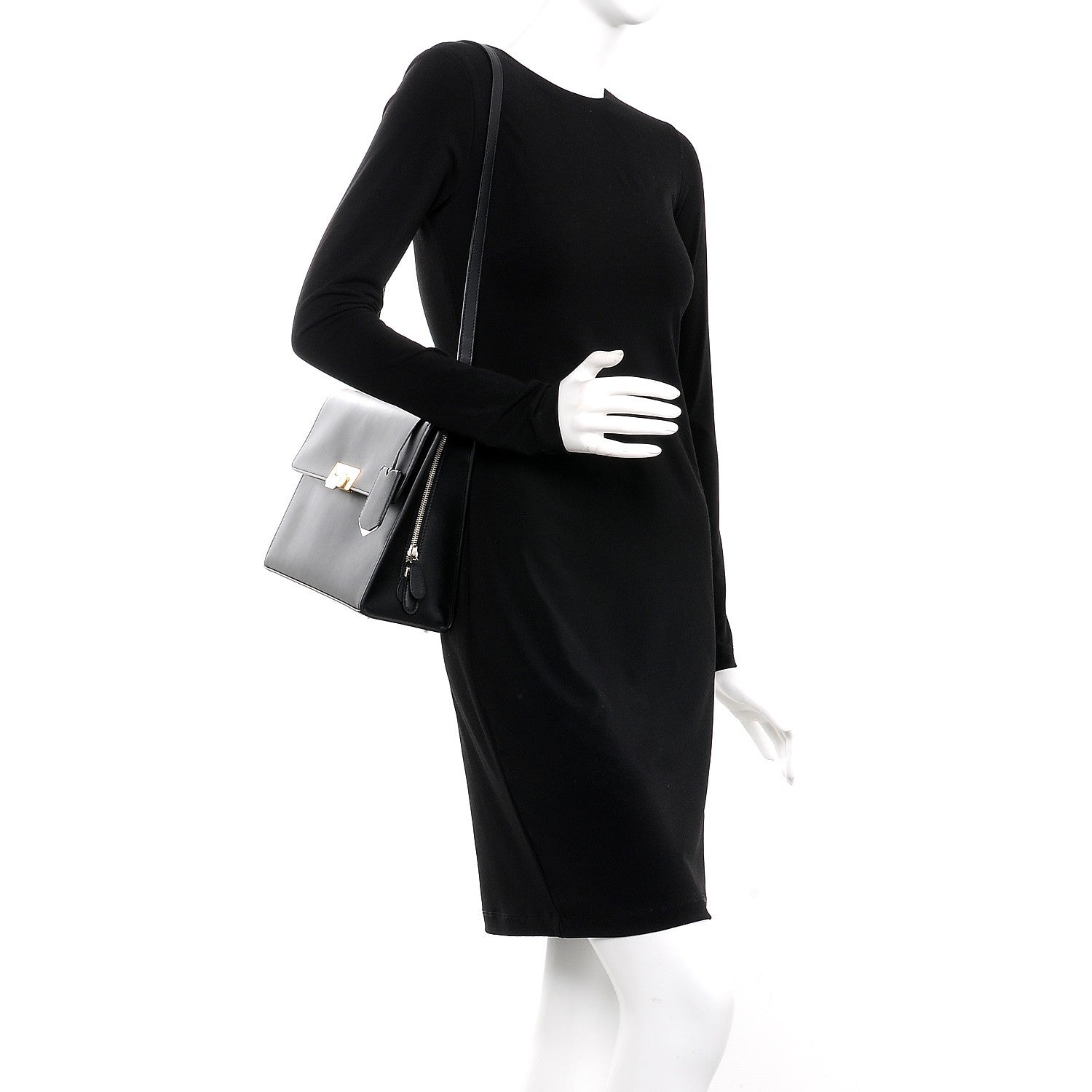 Balenciaga Veau Le Dix S New Cartable Briefcase Black 2 of 10
