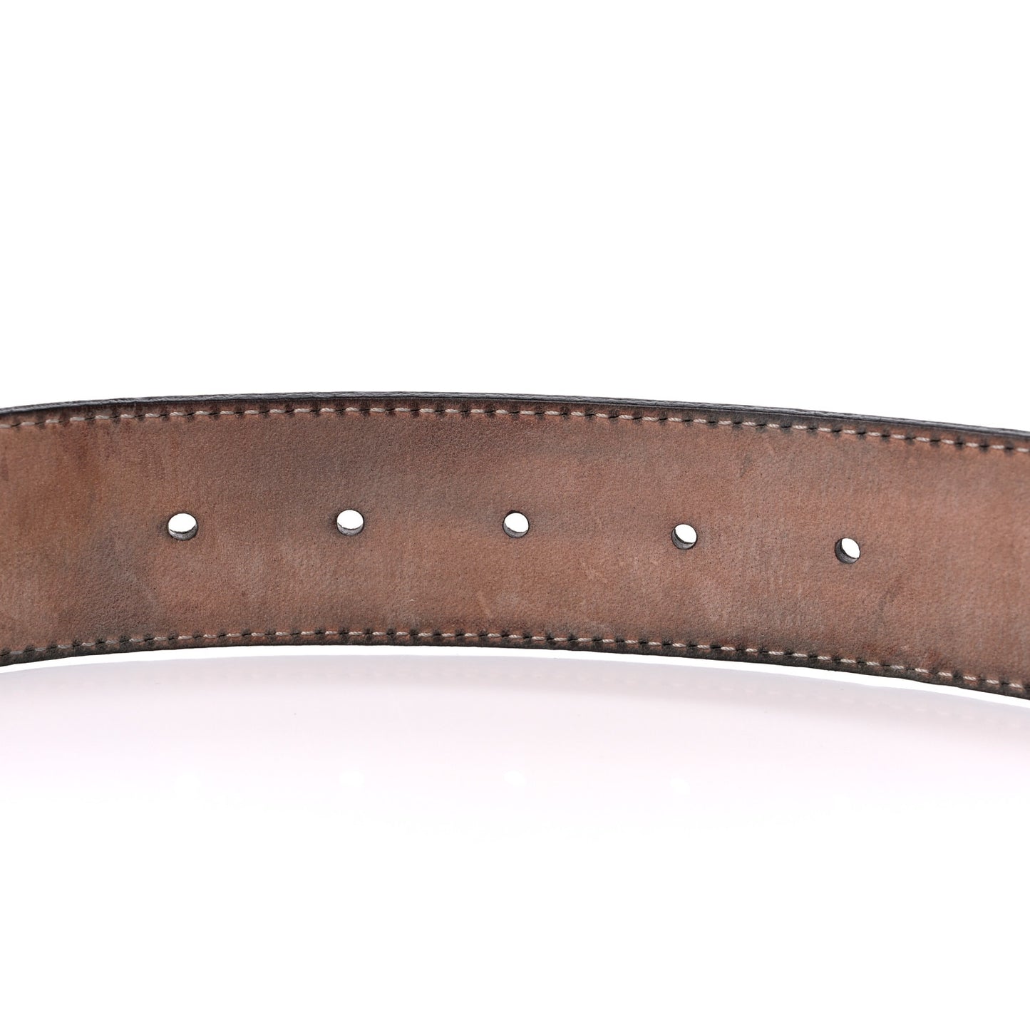 Guccissima Interlocking G Belt 100 40 Dark Red