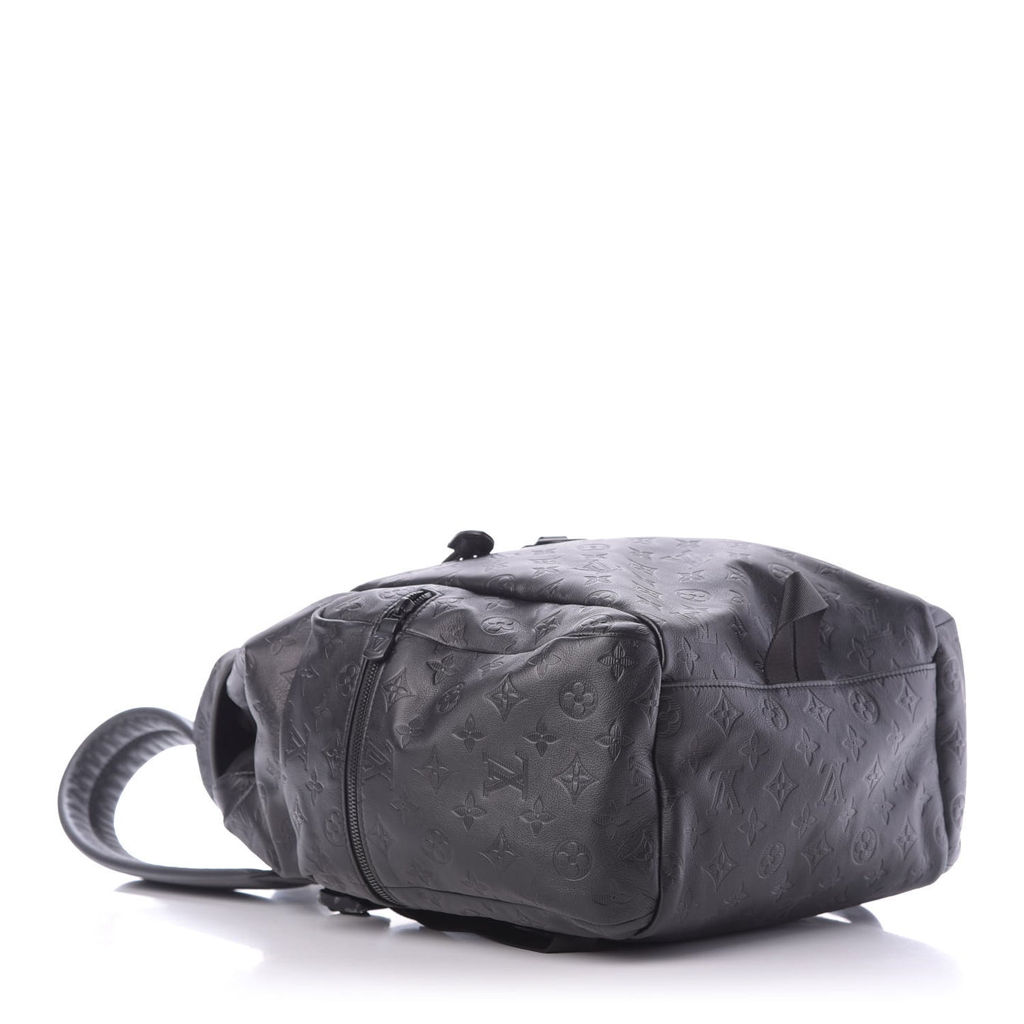 Calfskin Monogram Shadow Discovery Backpack Black