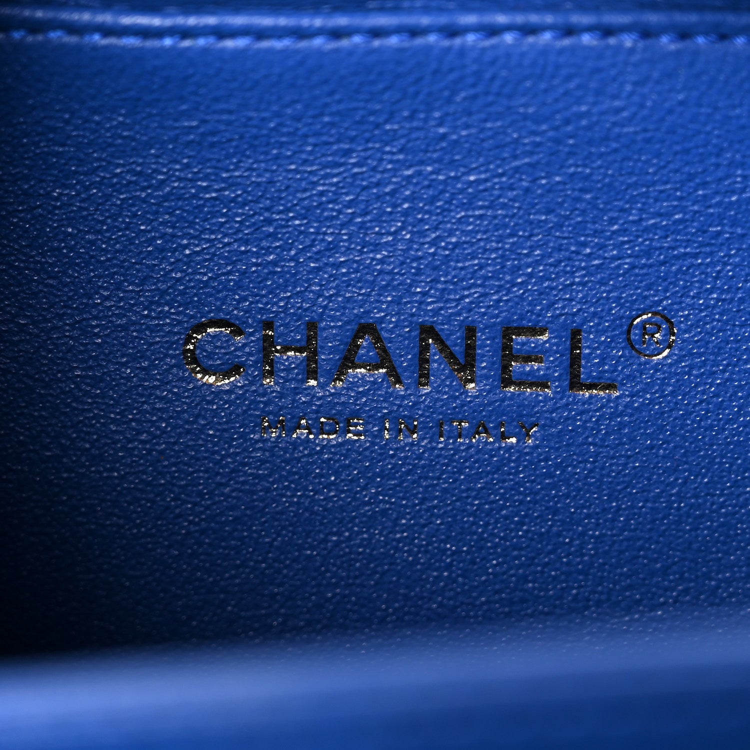 Chanel Caviar Quilted Small CC Filigree Vanity Case Blue White Red 6 of 11