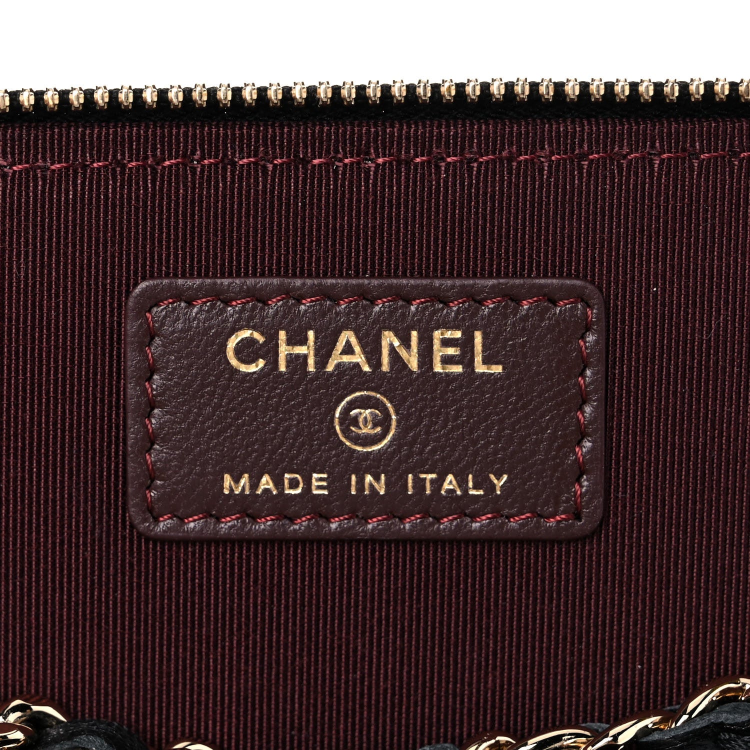 Chanel Lambskin Quilted Small Vanity Case With Chain Black 6 of 9