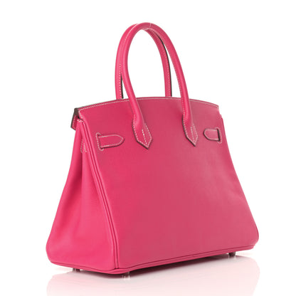 Hermes Epsom Birkin 30 Rose Tyrien 3 of 18