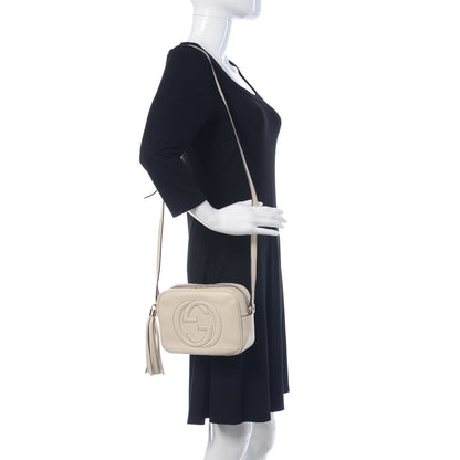Gucci Pebbled Calfskin Small Soho Disco Bag Off White 2 of 12
