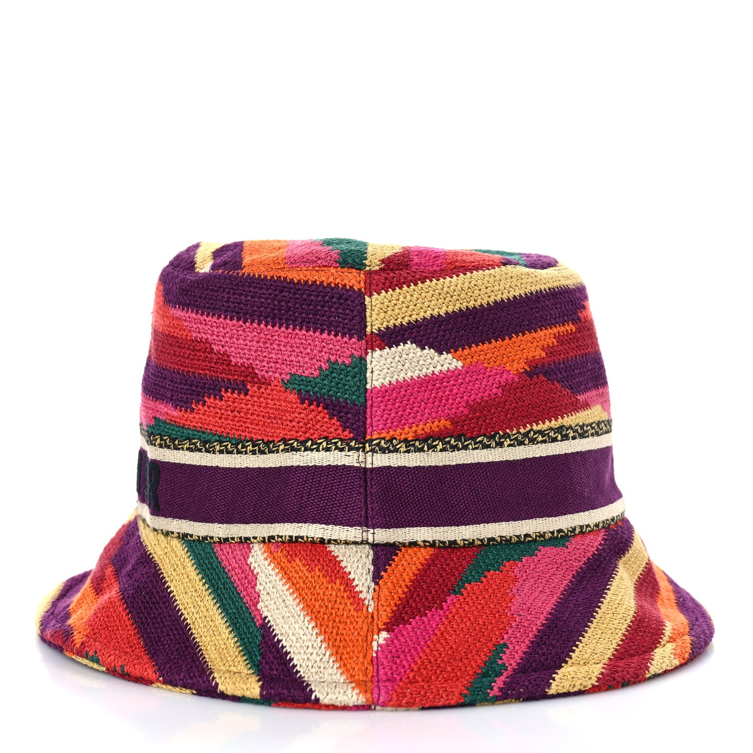 Christian Dior Cotton Embroidered Bucket Hat 58 Multicolor 3 of 6