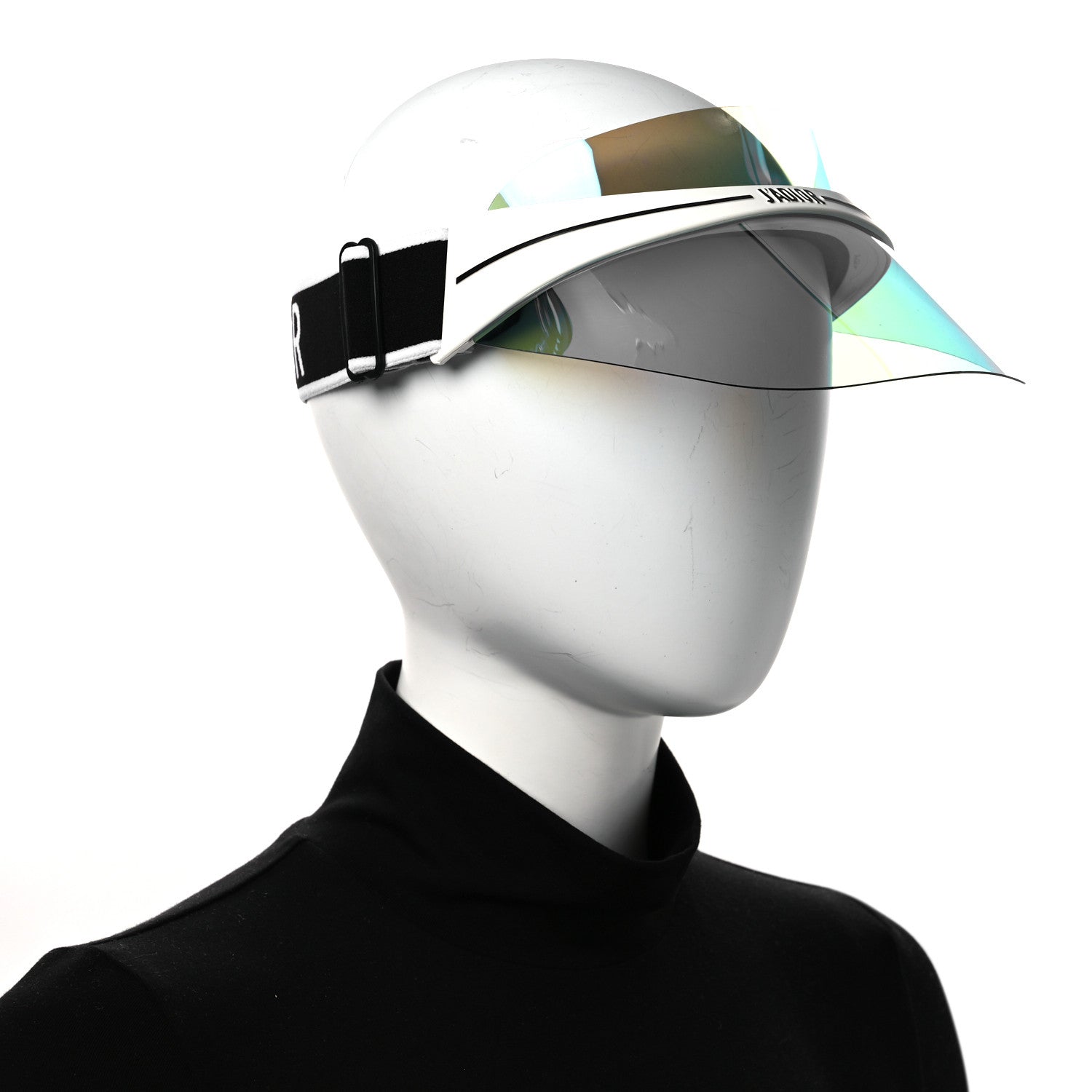 Christian Dior Mirrored DiorClub1 Sun Visor Blue 2 of 10