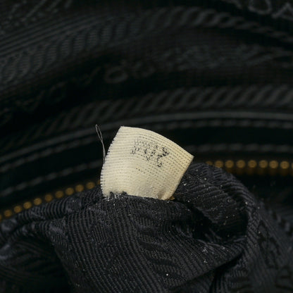 Prada Tessuto Nylon Soft Calfskin Tote Black 8 of 13