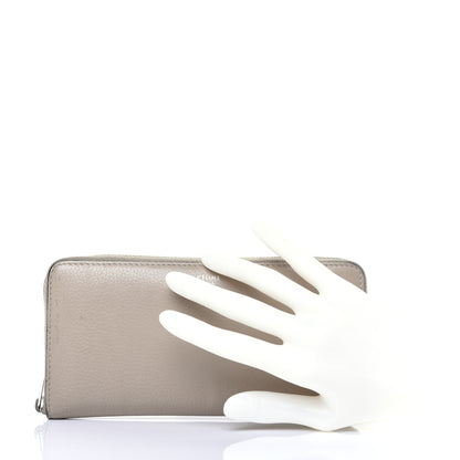 Celine Drummed Calfskin Zip Around Organizer Wallet Dune 2 of 20