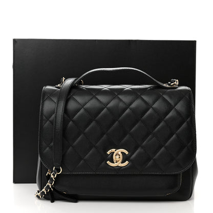 Chanel Caviar Quilted Large Business Affinity Flap Black 12 of 12