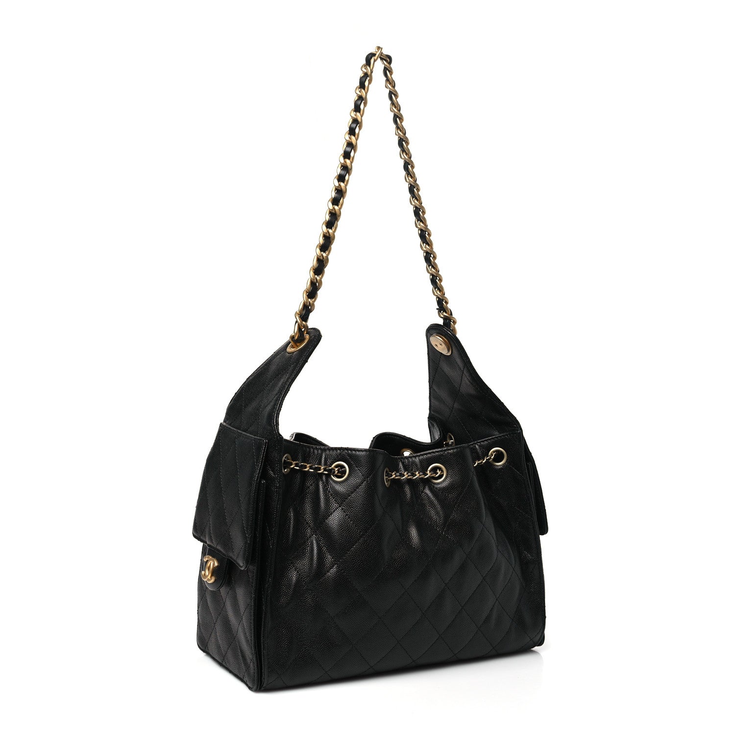 Chanel Caviar Quilted Small Chanel 25 Handbag Black 3 of 10