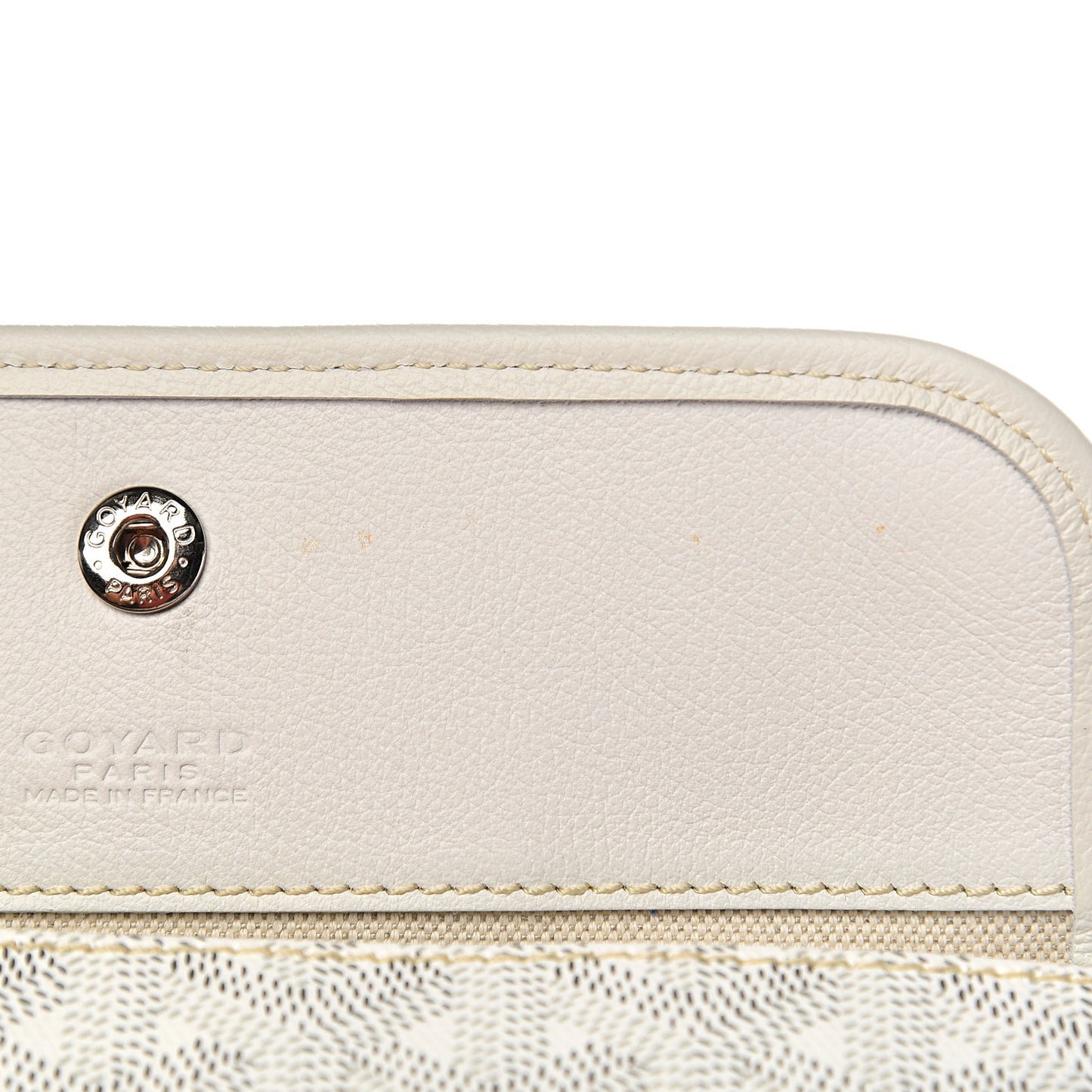 Goyardine Saint Louis PM White