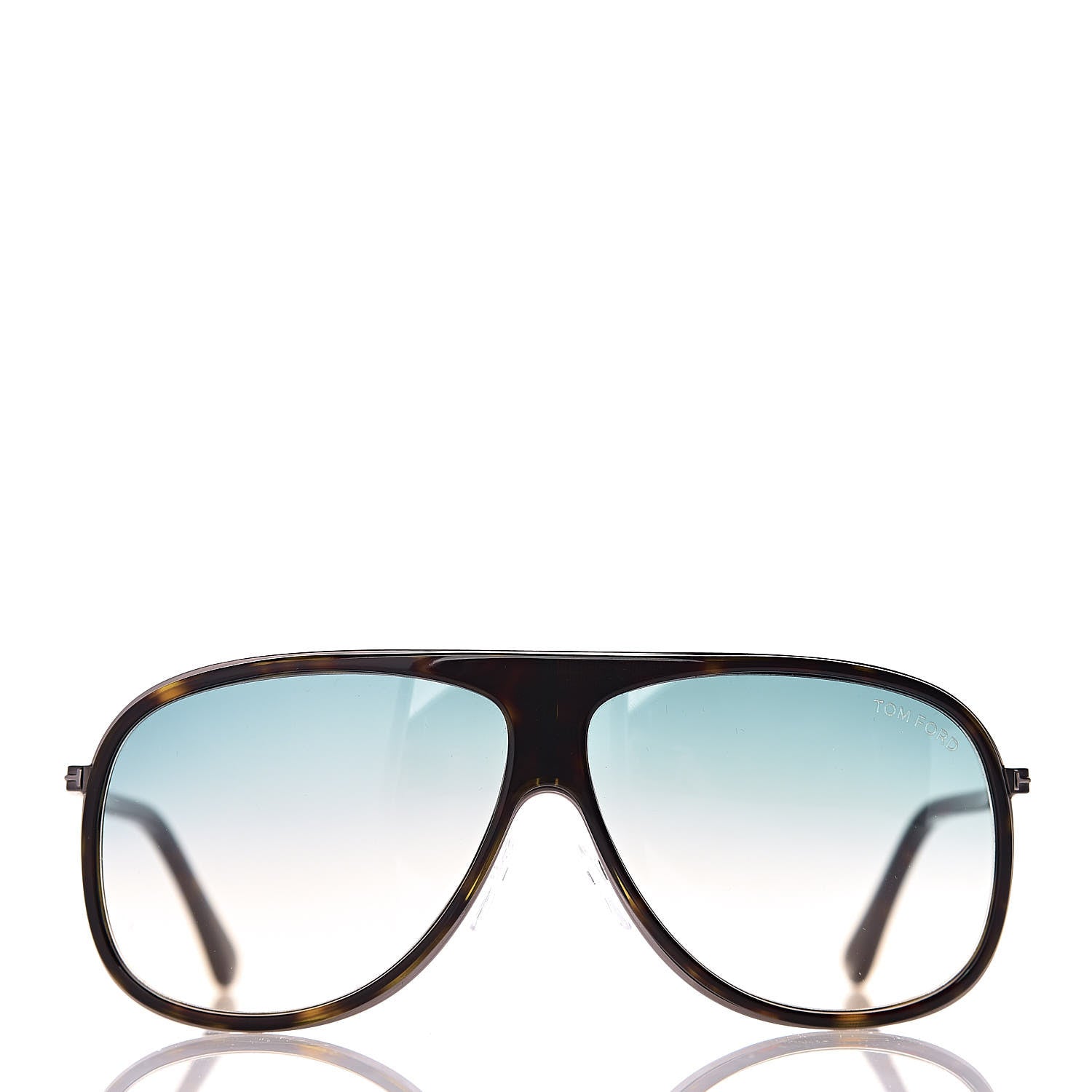 Tom Ford Chris Aviator Sunglasses TF462 Havana 2 of 8