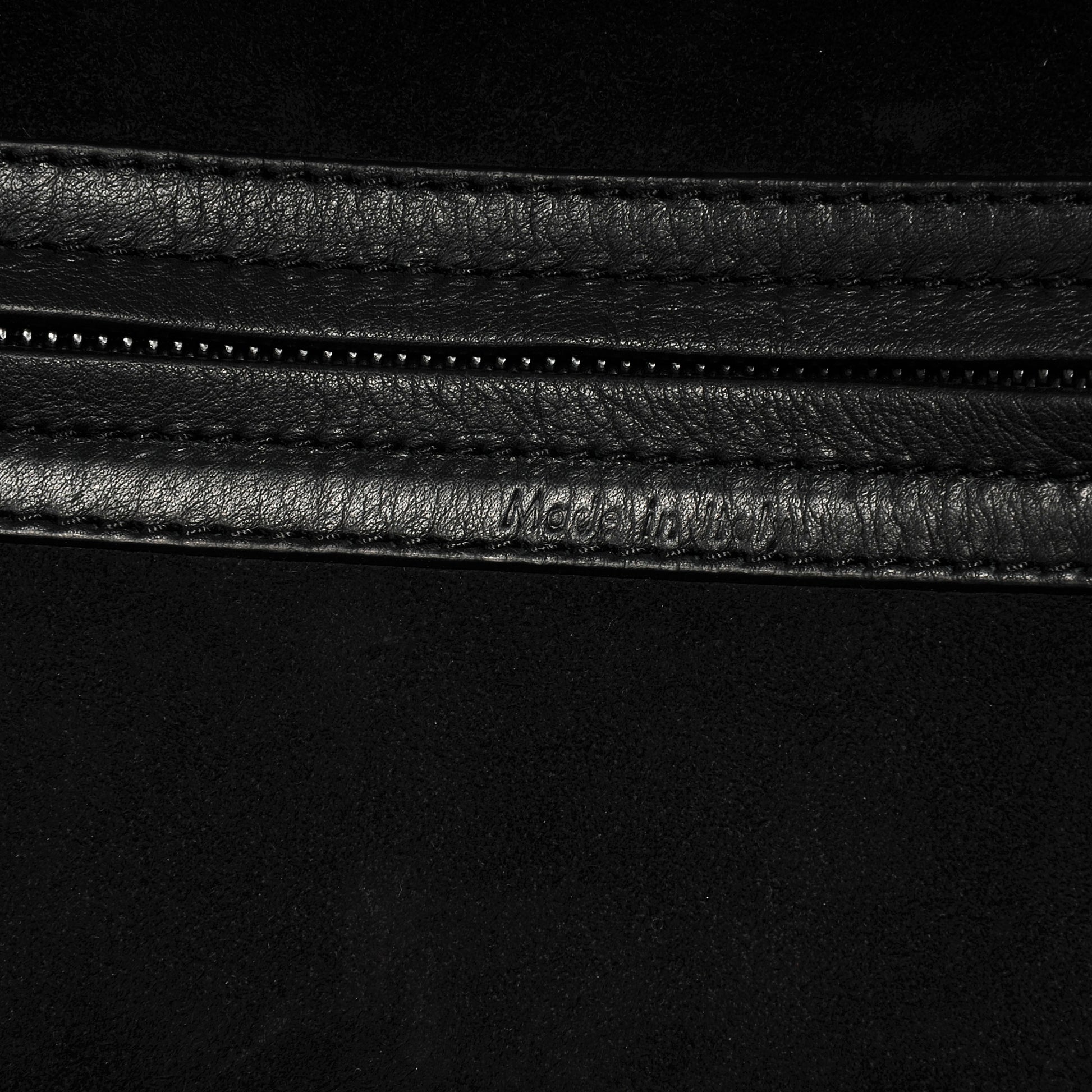 Celine Calfskin Medium Phantom Luggage Black 6 of 8
