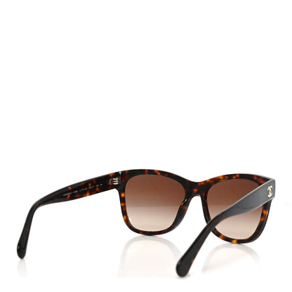 Chanel Acetate Runway Square Sunglasses 5380 Dark Tortoise 4 of 7