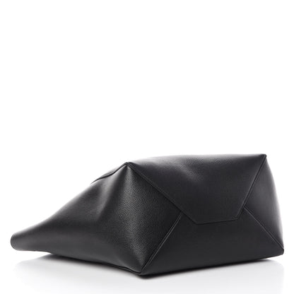 Celine Soft Grained Calfskin Small Belt Cabas Phantom Black 4 of 9