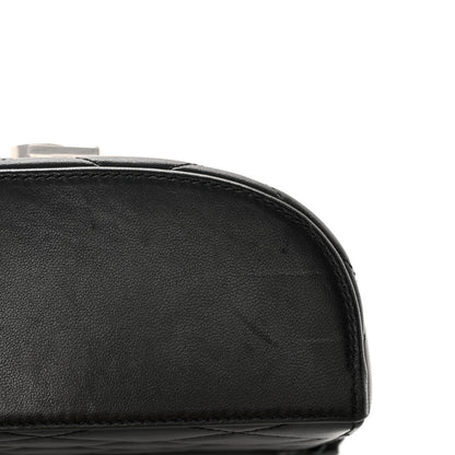Saint Laurent Lambskin Quilted Monogram June Box Bag Black 10 of 13