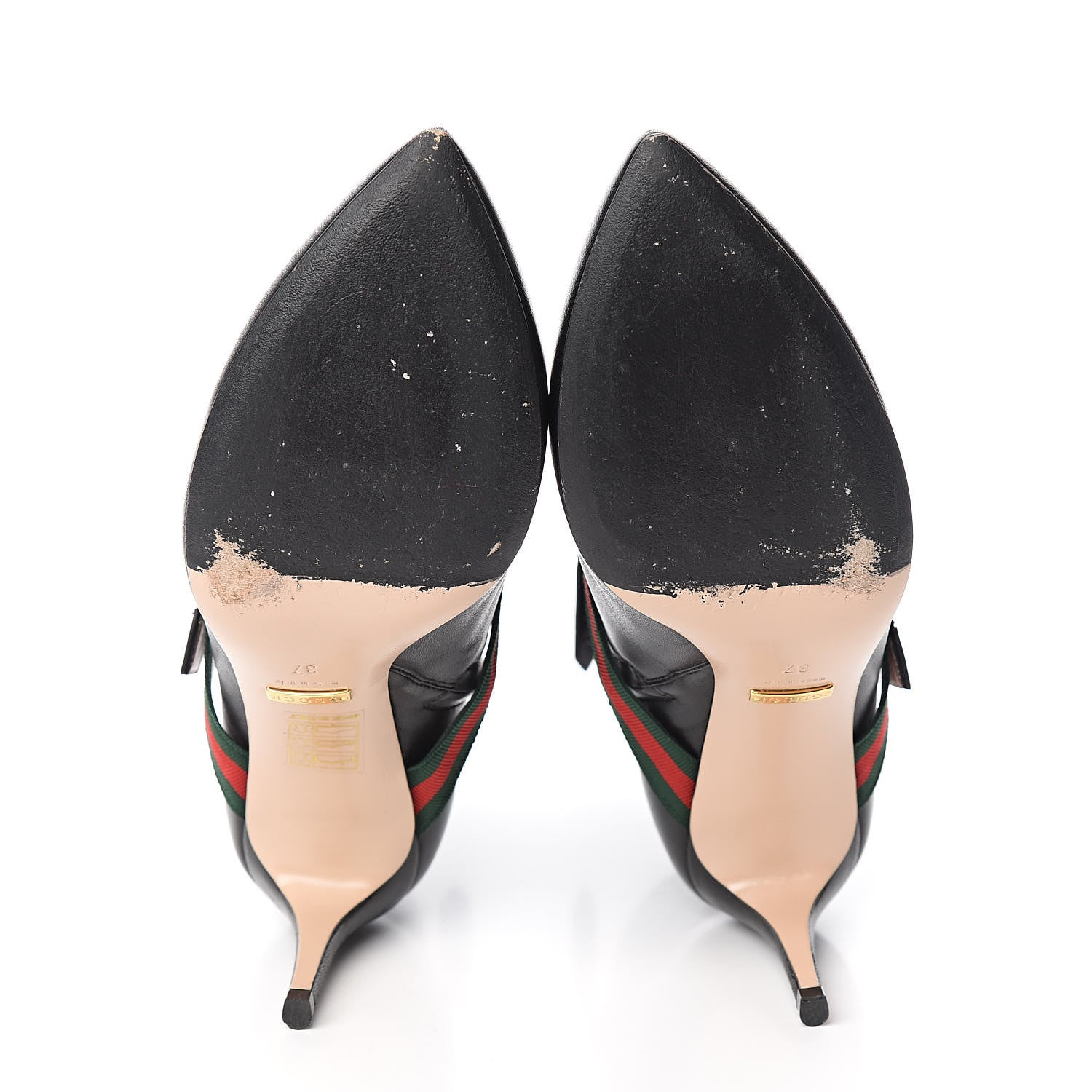Gucci Nappa Sylvie Ankle Boots 37 Black 5 of 9