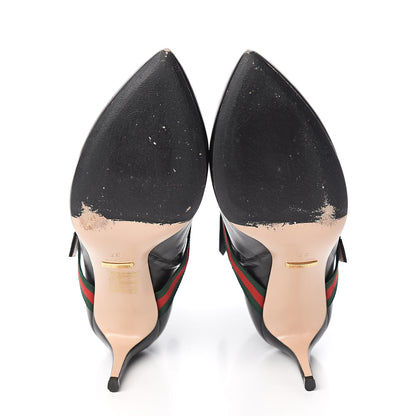 Gucci Nappa Sylvie Ankle Boots 37 Black 5 of 9