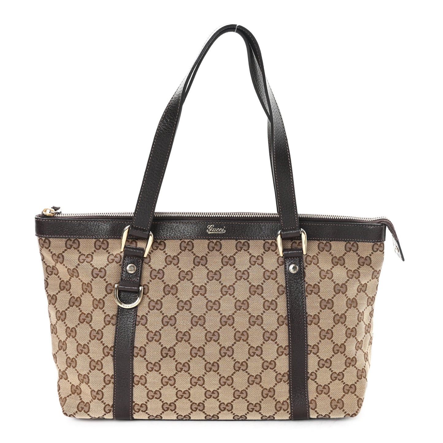 Monogram Medium Abbey Tote Brown