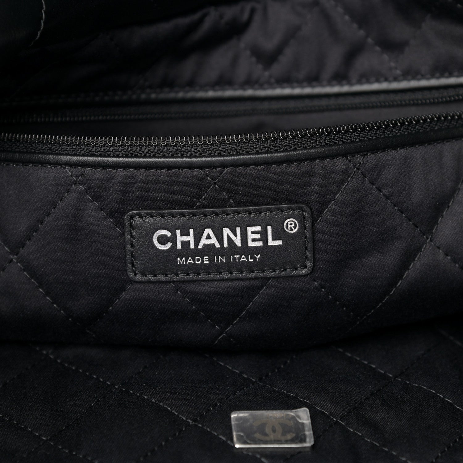 Chanel Shiny Calfskin Quilted Small Chanel 22 Black 7 of 12