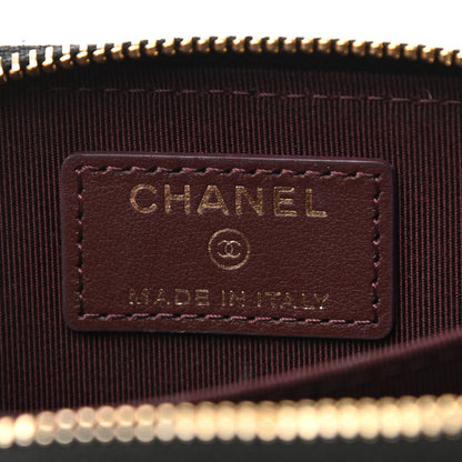 Chanel Caviar Quilted Zip Coin Purse Black 6 of 7