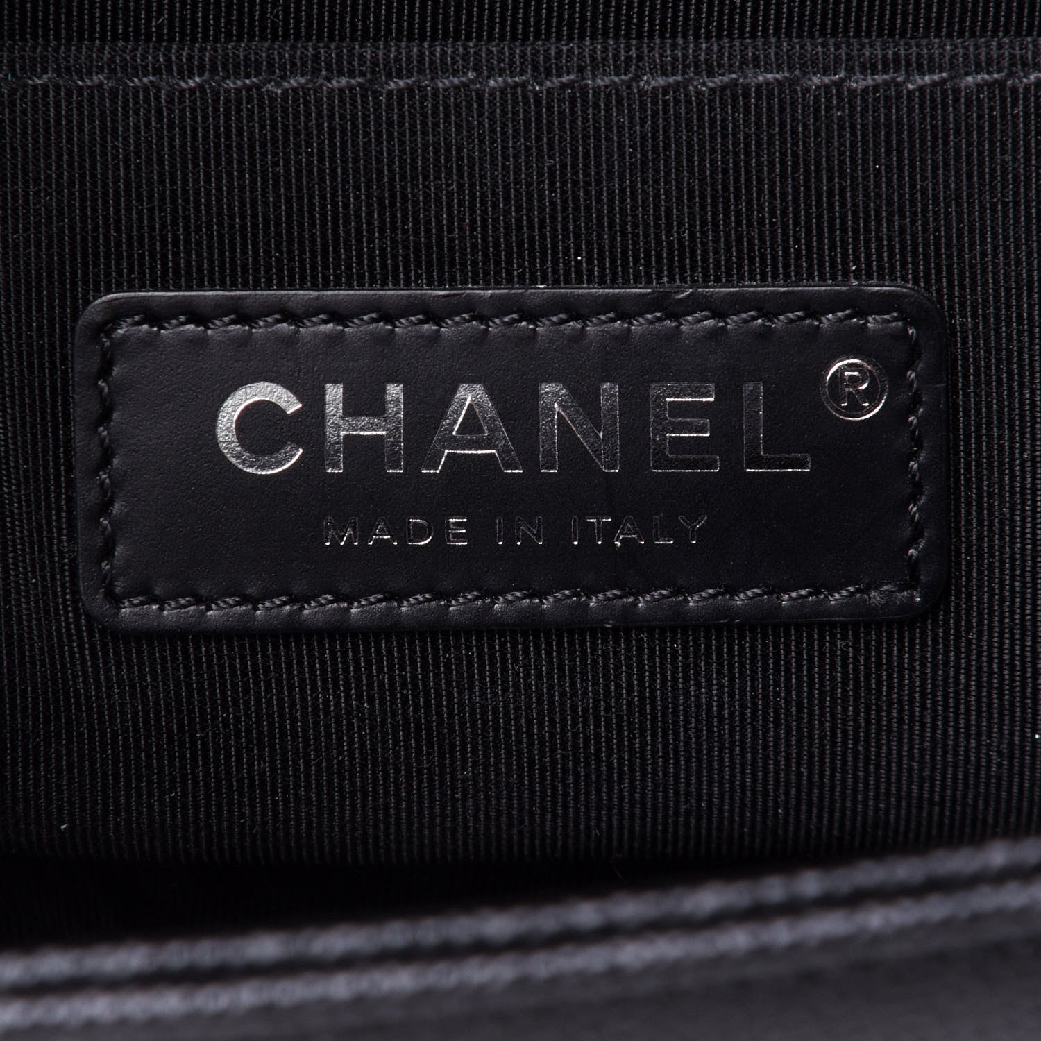 Chanel Caviar Chevron Quilted Small Boy Flap Black 6 of 11