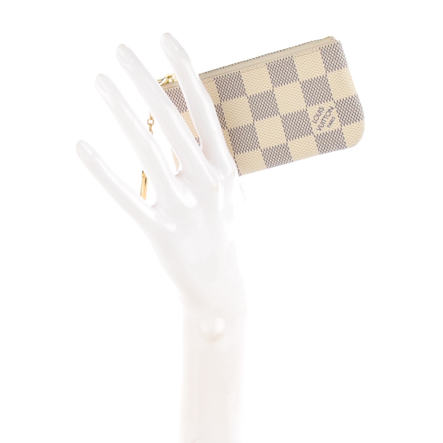 Louis Vuitton Damier Azur Key Pouch 2 of 7