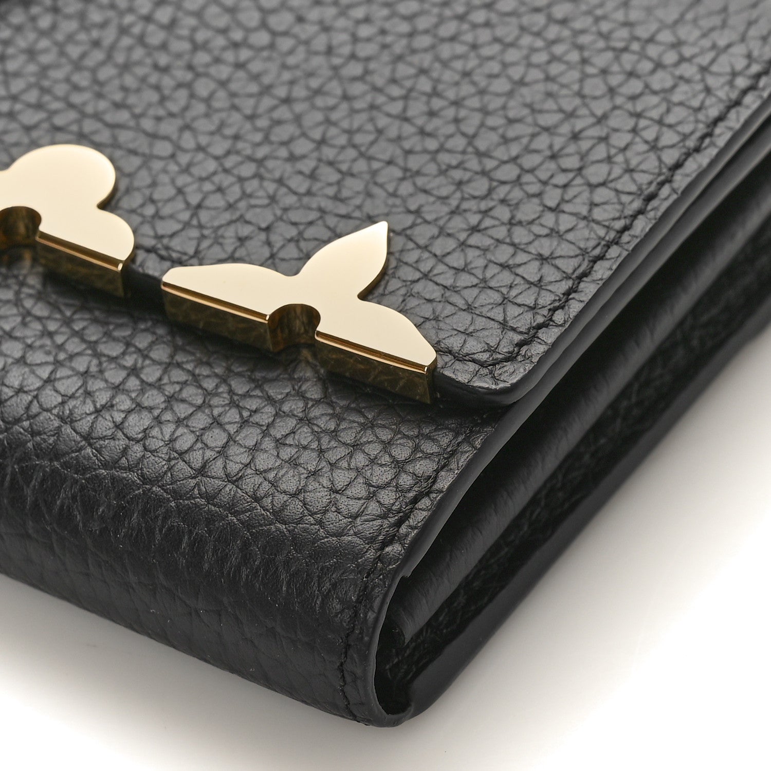 Louis Vuitton Taurillon Embellished Capucines Long Wallet Black 7 of 7