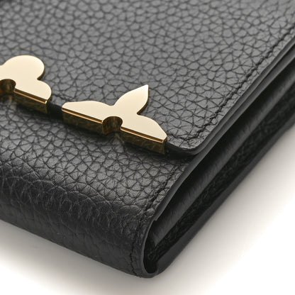 Louis Vuitton Taurillon Embellished Capucines Long Wallet Black 7 of 7