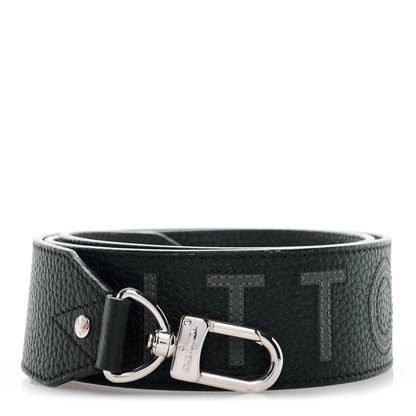 Louis Vuitton Taurillon Bandouliere Shoulder Strap Black 1 of 5