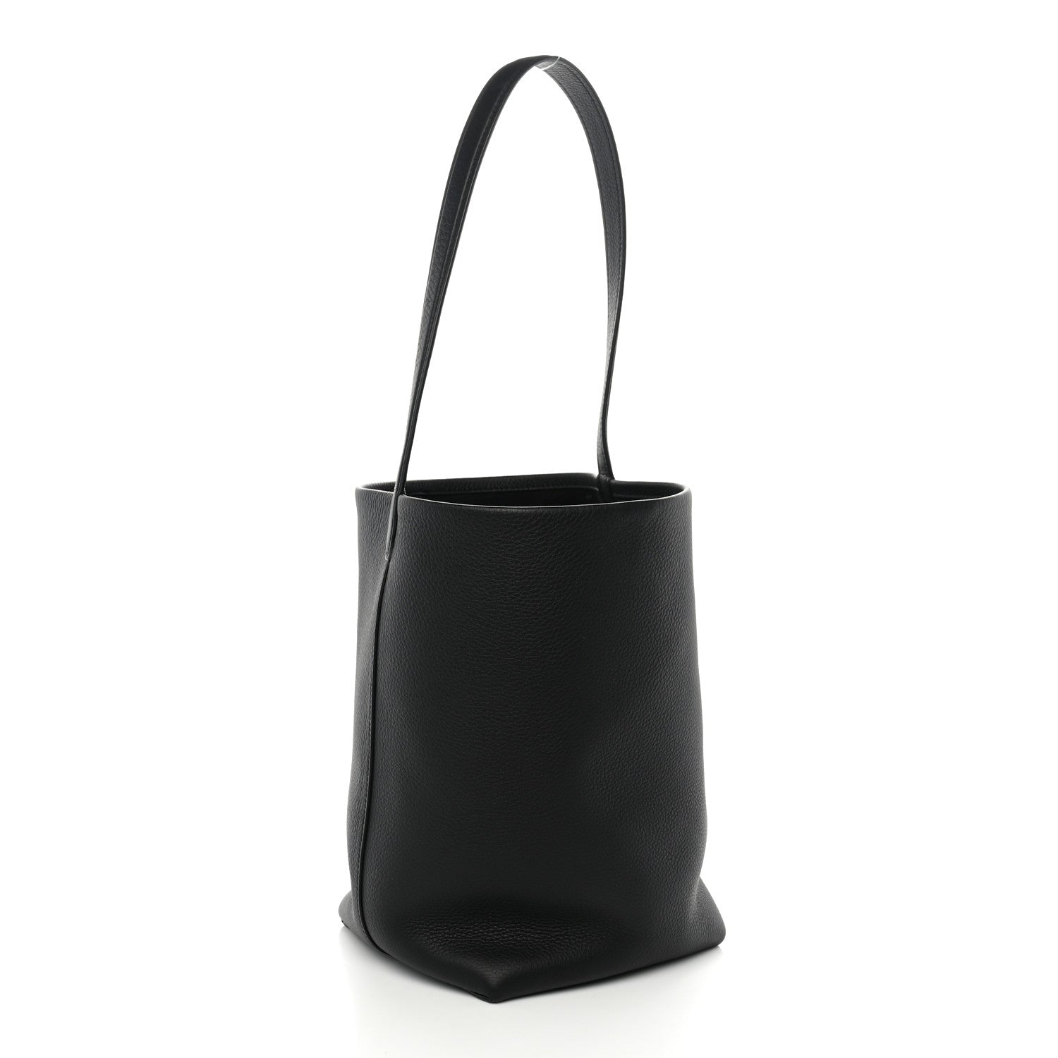 The Row Grained Calfskin Medium N/S Park Tote Black 3 of 10