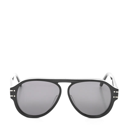 Christian Dior Acetate Diorsignature A1U Pilot Sunglasses Black 2 of 8