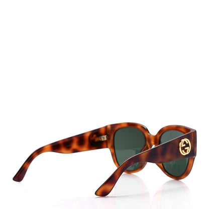 Gucci Acetate Square Frame Sunglasses GG0142SA Tortoise 4 of 8