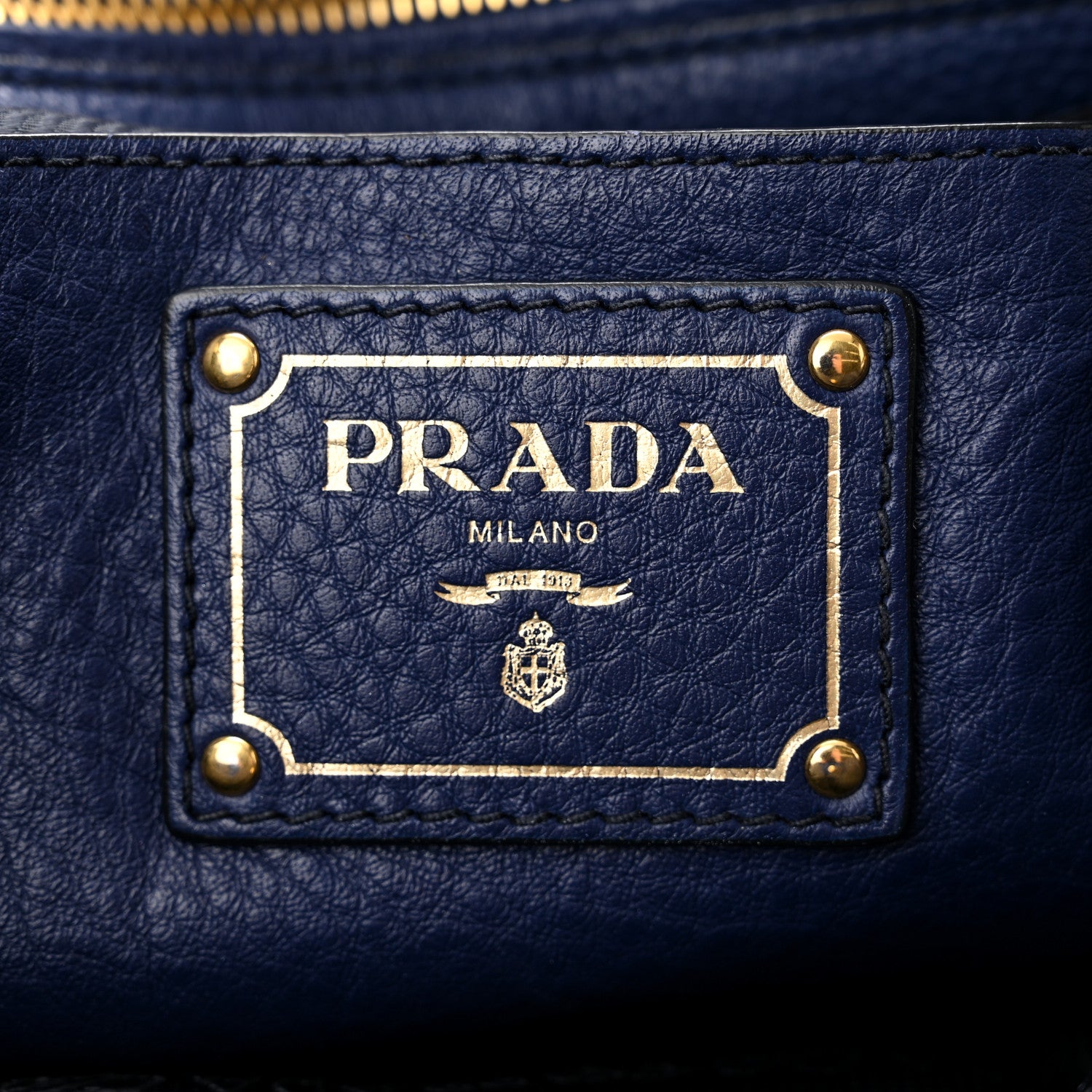 Prada Vitello Daino Tote Inchiostro 6 of 11