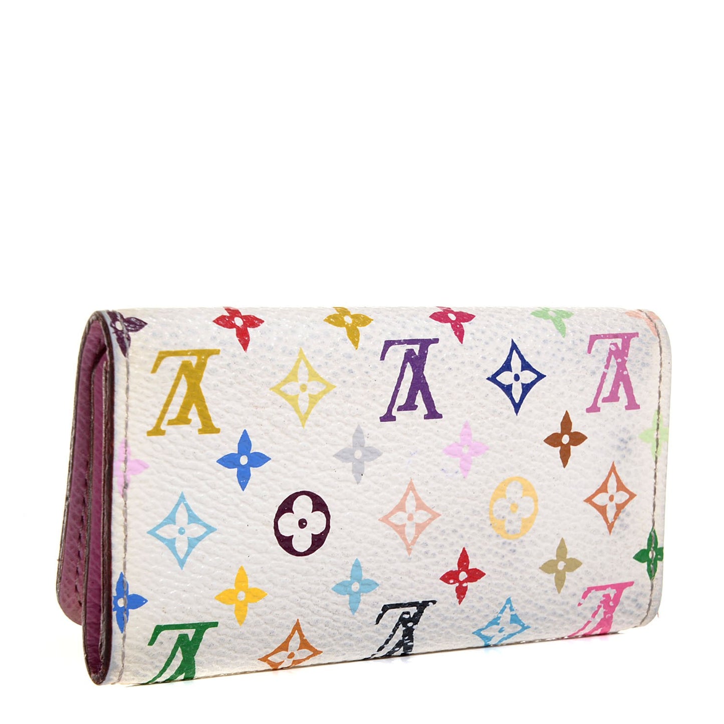 Monogram Multicolor Multicles 4 Key Holder White Litchi