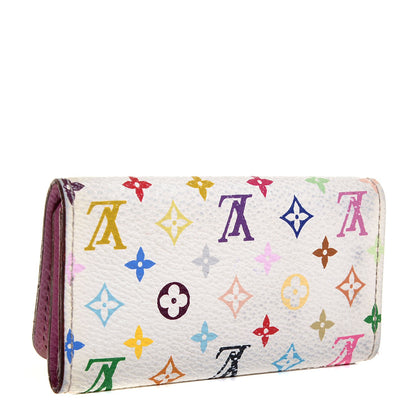 Louis Vuitton Monogram Multicolor Multicles 4 Key Holder White Litchi 3 of 8