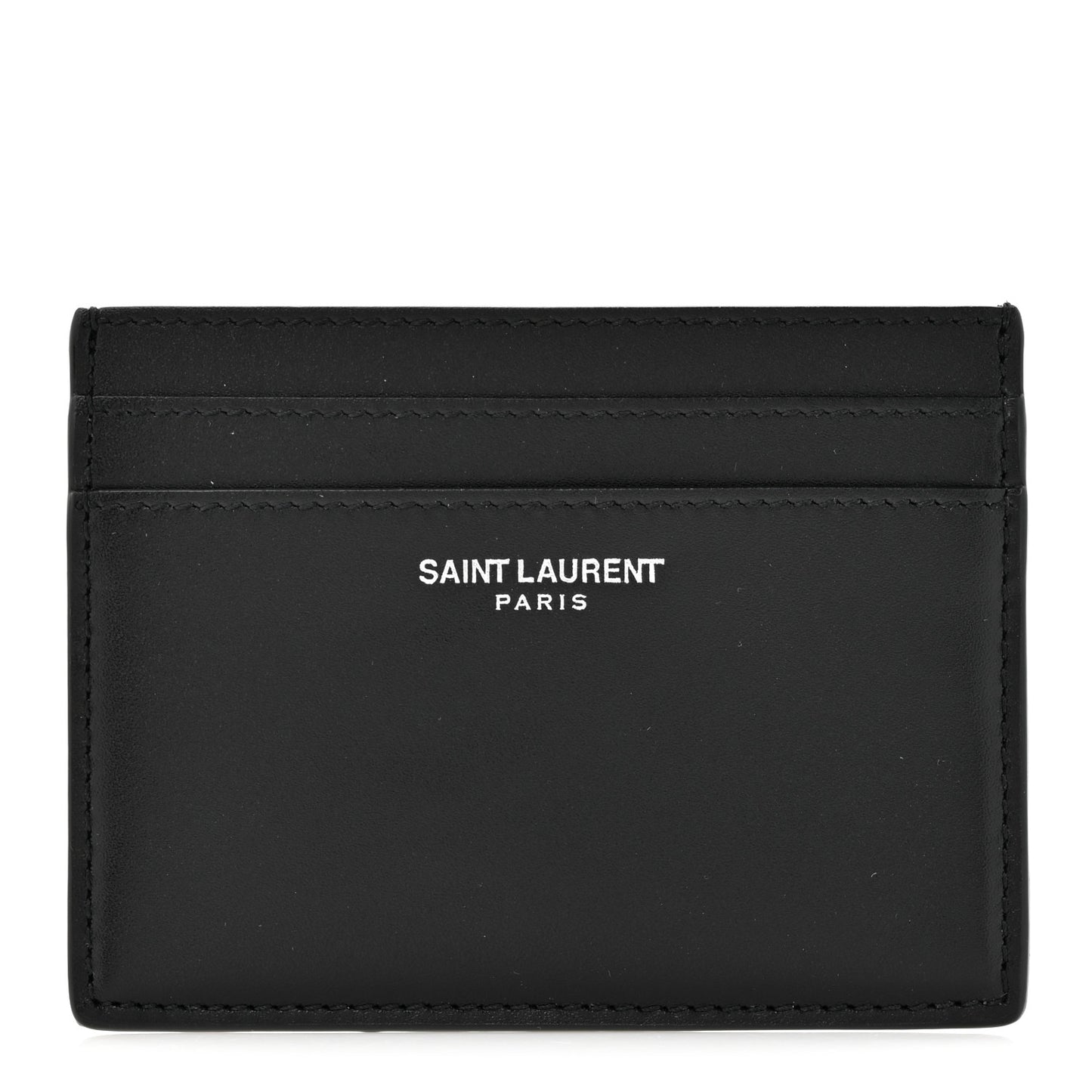 Calfskin Card Case Black