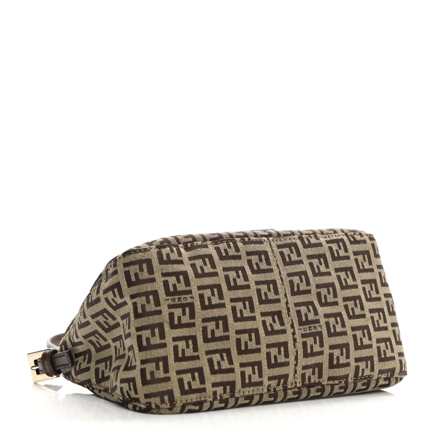 Fendi Zucchino Vitello Mini Mama Baguette Mogano Panna Bruciato 4 of 12