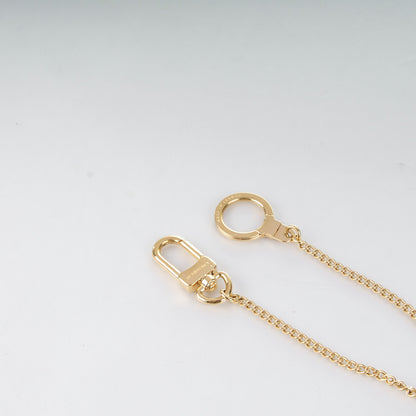 Louis Vuitton Metal Pochette Extender Key Ring Chain Gold 3 of 3
