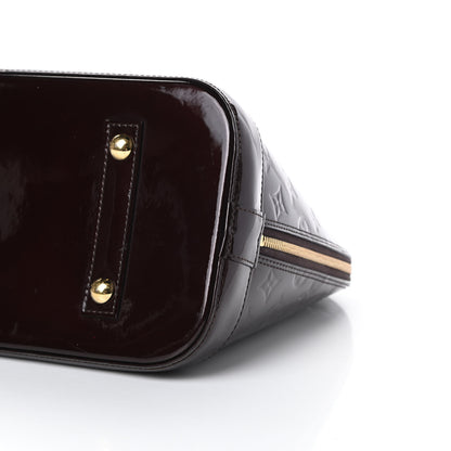 Louis Vuitton Vernis Alma MM Amarante 9 of 10