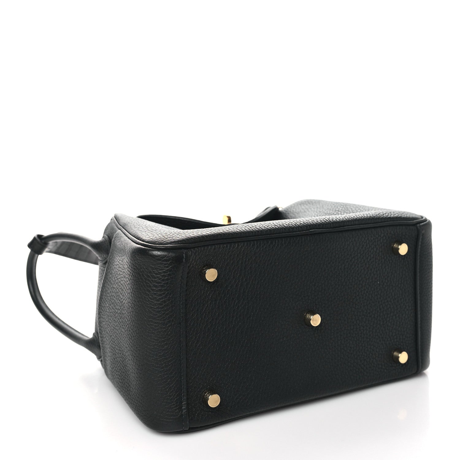 Hermes Taurillon Clemence Matte Niloticus Crocodile Touch Lindy 26 Black 4 of 11