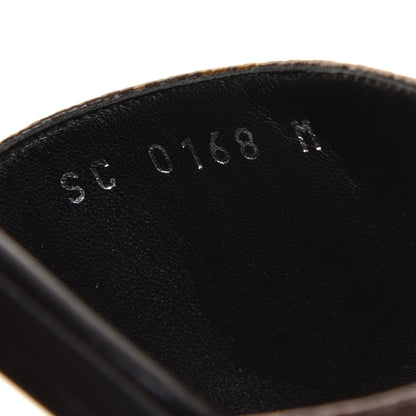 Louis Vuitton Patent Calfskin Monogram LV Black Heart Flat Mules 39 Cacao 8 of 9