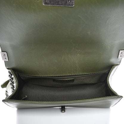 Chanel Lambskin Medium Celtic Boy Flap Green 5 of 8